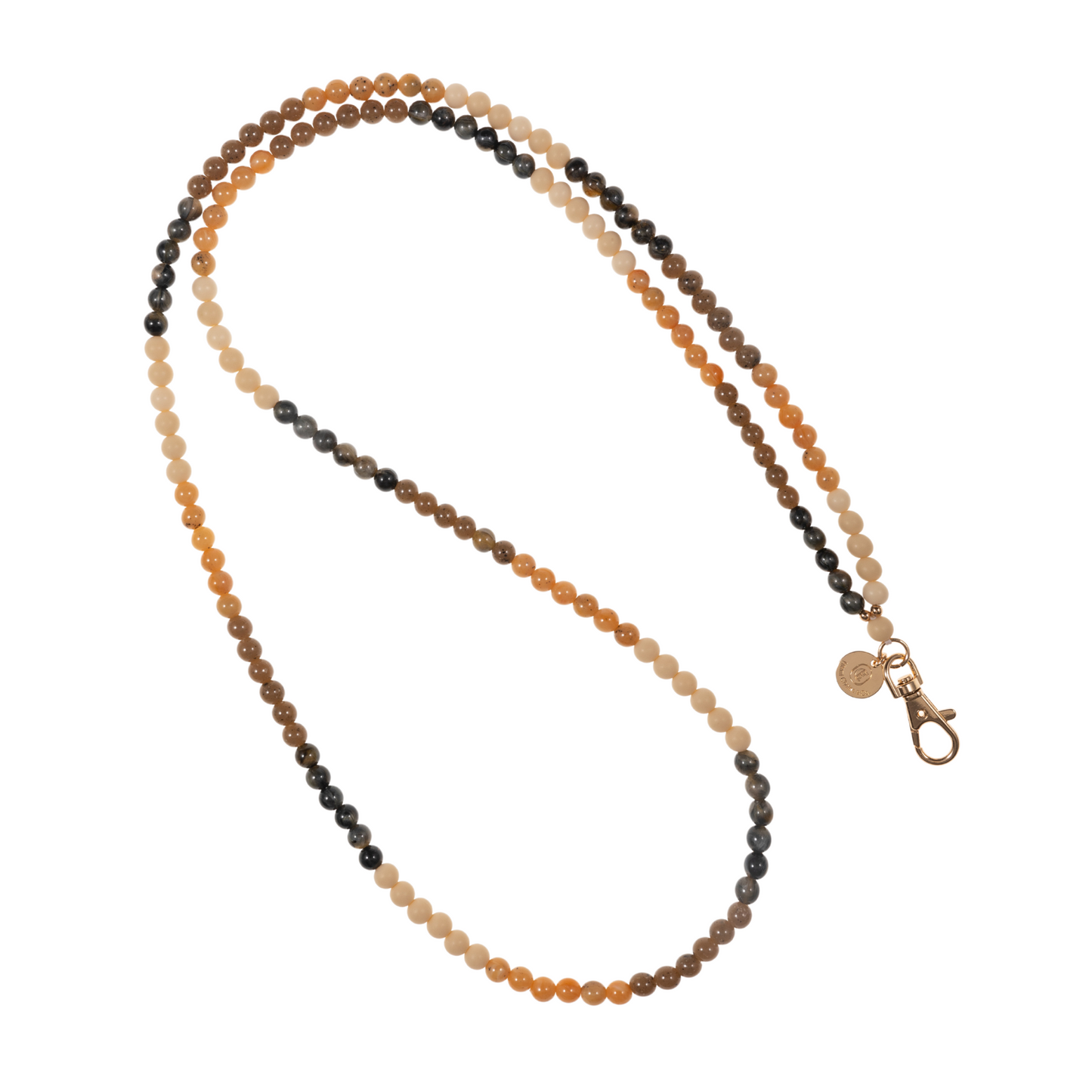 Tortoise Shell Ivory Crossbody Phone Chain