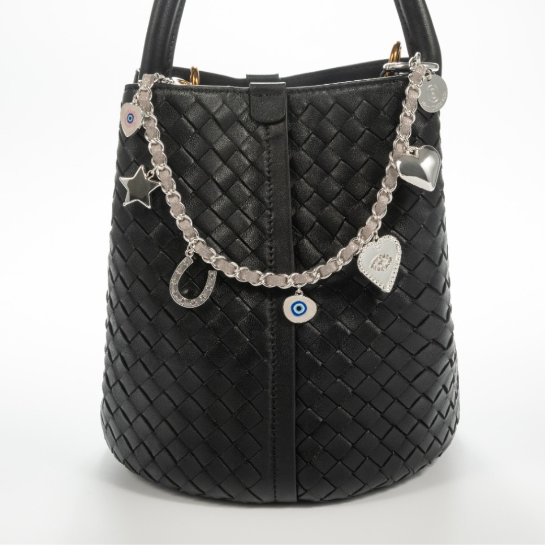 Charm & Chance Silver Bag Charm