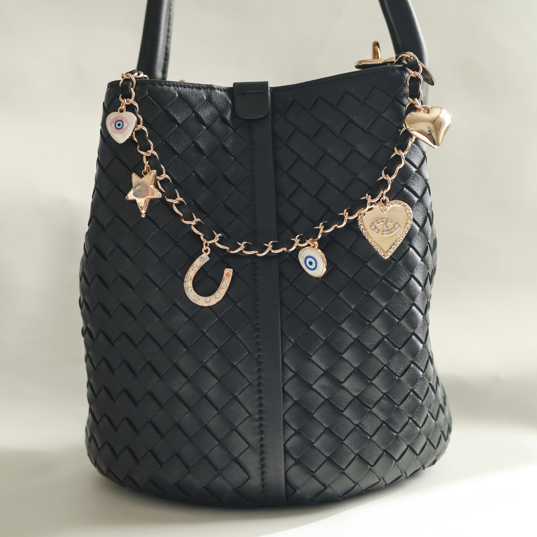 Charm & Chance Black Bag Charm