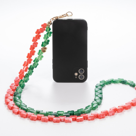 Candy Cane Holiday Edition Crossbody Phone Chain
