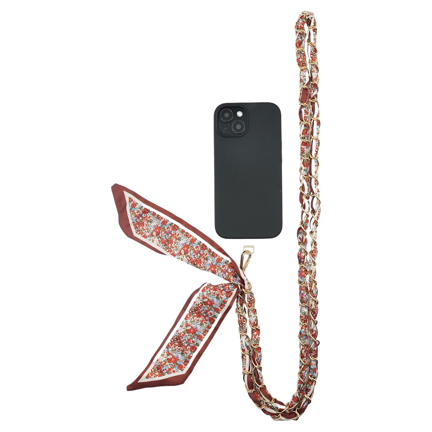 Bordeaux Crossbody Phone Chain