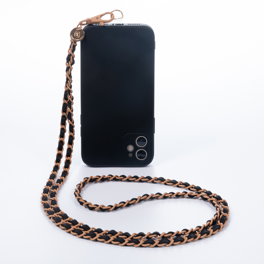 Mocha Crossbody Phone Chain
