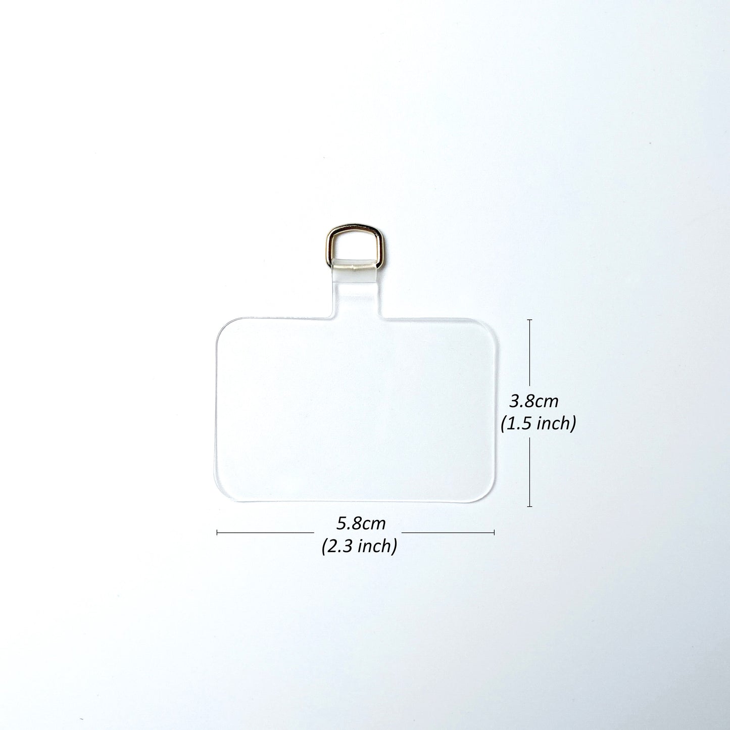 Transparent Patch with Silver Link