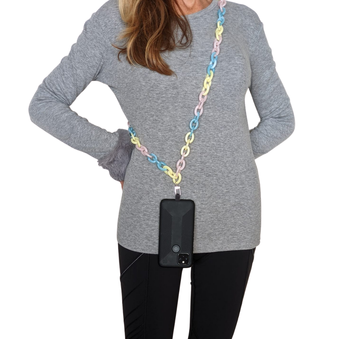 Tye Dye Sky Crossbody Phone Chain