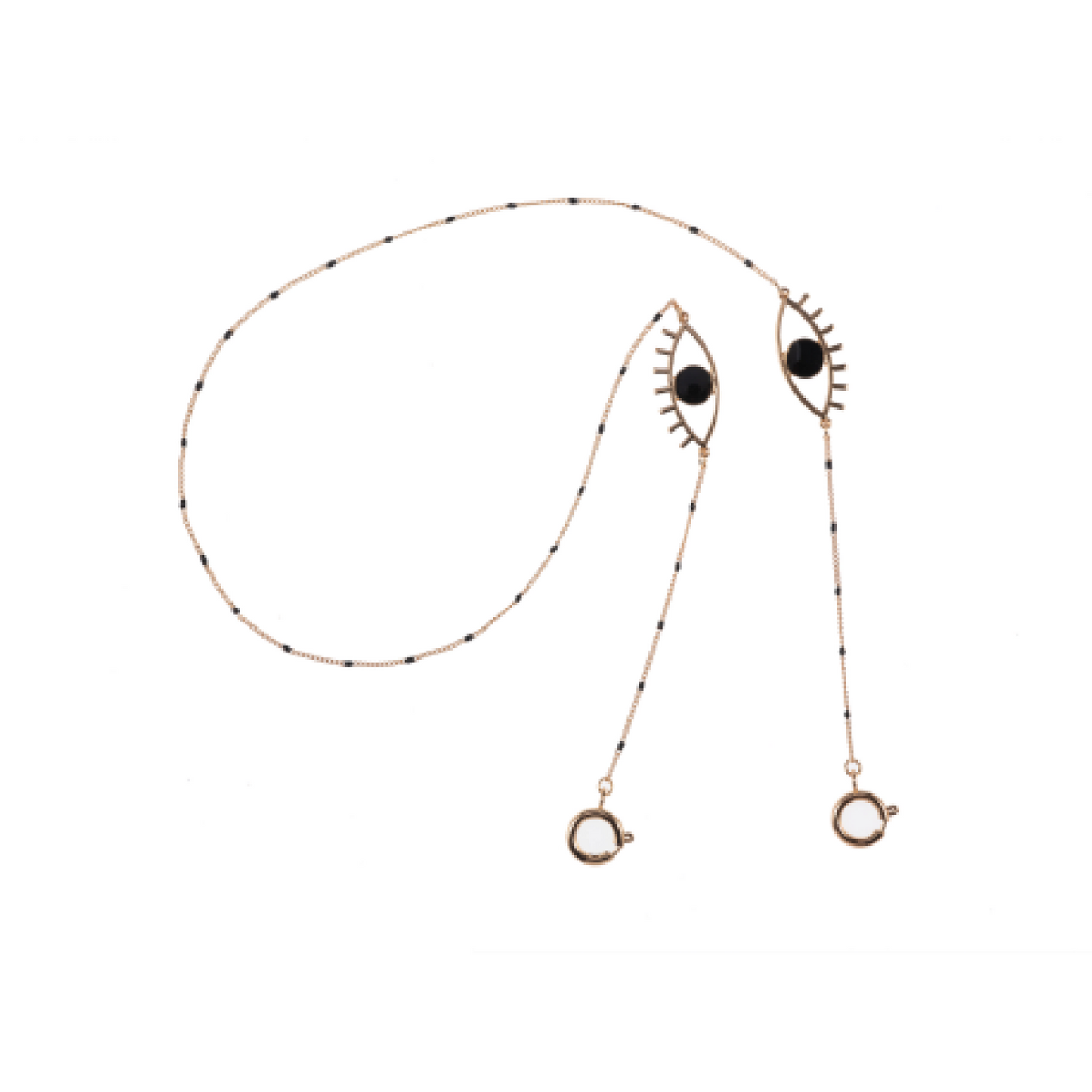 Black Onyx Eye - Gold