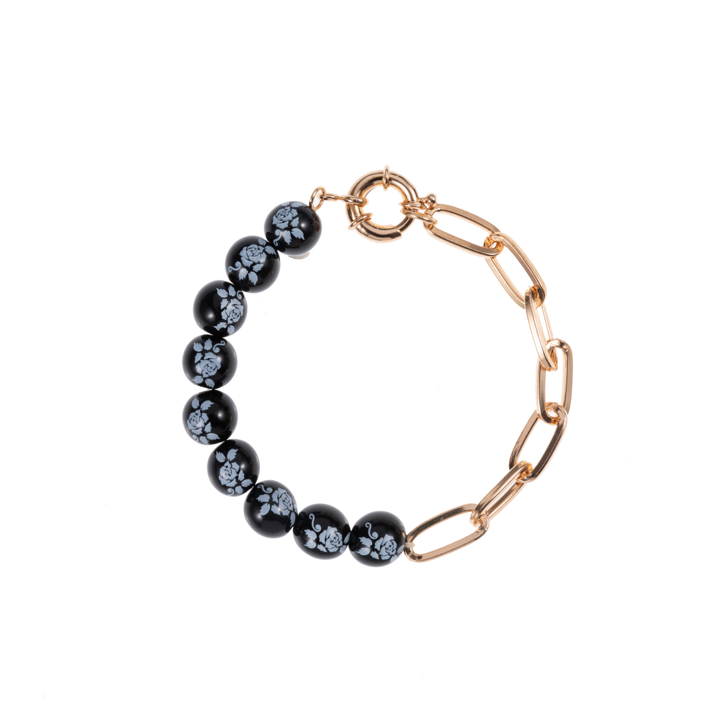 Flower Ball Gold Bracelet