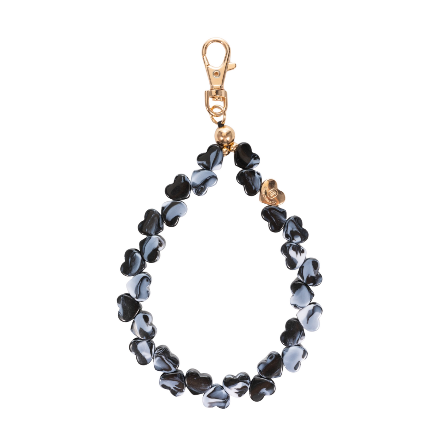 Dark Hearts: Marble Edition Phone Wristlet