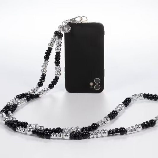 Gummy Chrome Crossbody Phone Chain