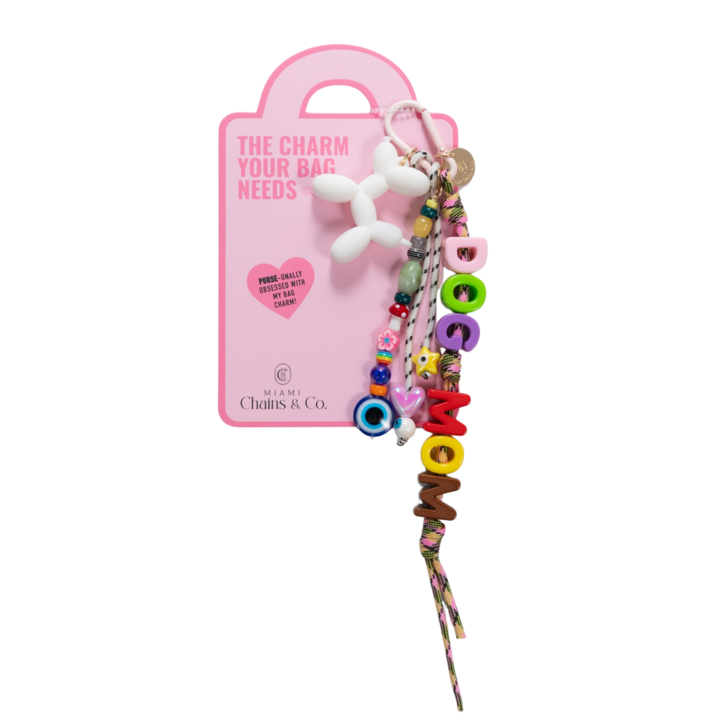 Dog Mom Bag Charm