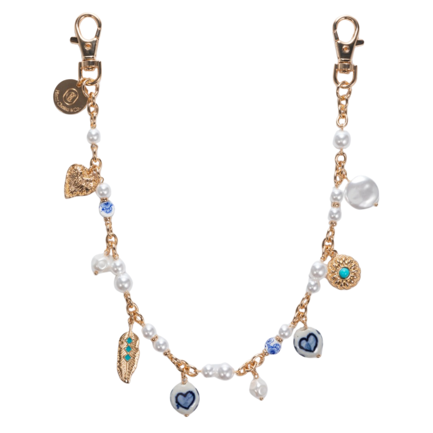 Palm Island Pearls Bag Charm