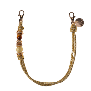 Saddle Gold Phone Wristlet
