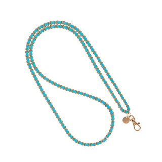 Sky Blue Crossbody Phone Chain