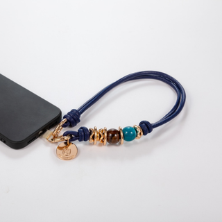 Bourbon Blue Phone Wristlet