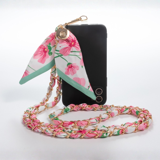 Palm Petal Crossbody Phone Chain
