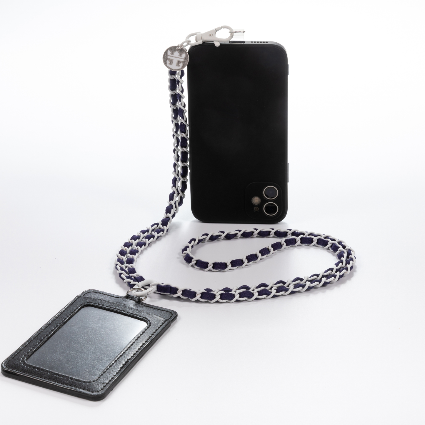 Royal Caribbean Nauti Navy Crossbody Phone Chain with seapass