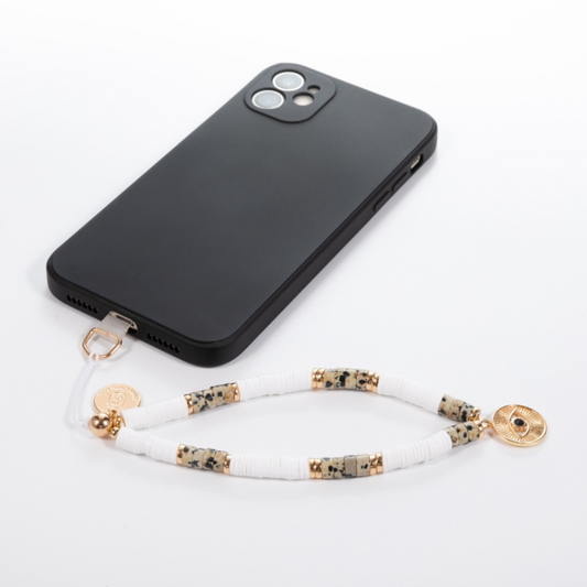 Blanche Bisoux with Evil Eye Phone Charm