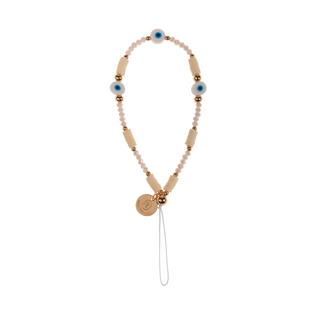 White Mocha Phone Charm