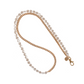 Get That Gold - Matte Gold & Pearl Crossbody Chain