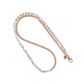 No Way Rosé - Matte Rose Gold & Pearl Crossbody Chain