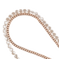 Get That Gold - Matte Gold & Pearl Crossbody Chain