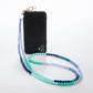 Aqua Crossbody Phone Chain