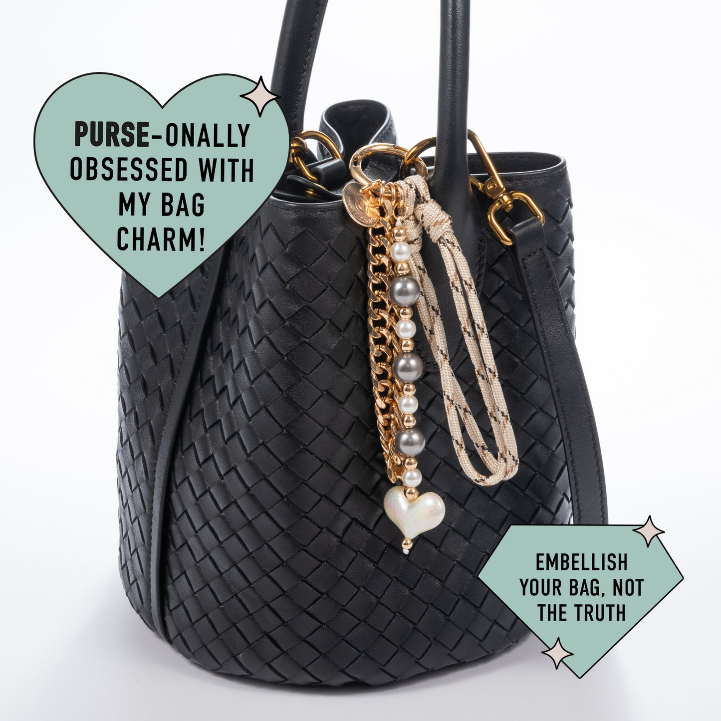 Please Me Pearls Bag Charm