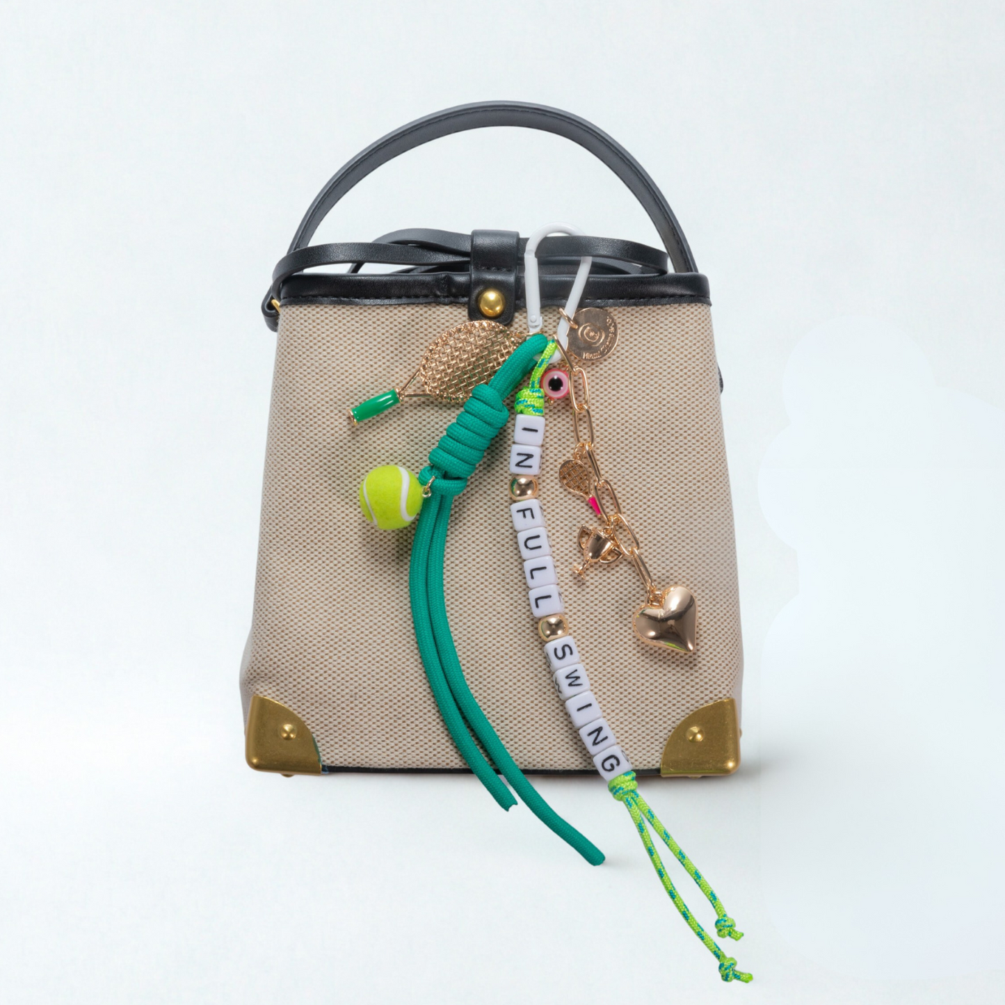 Grand Slam Green Bag Charm