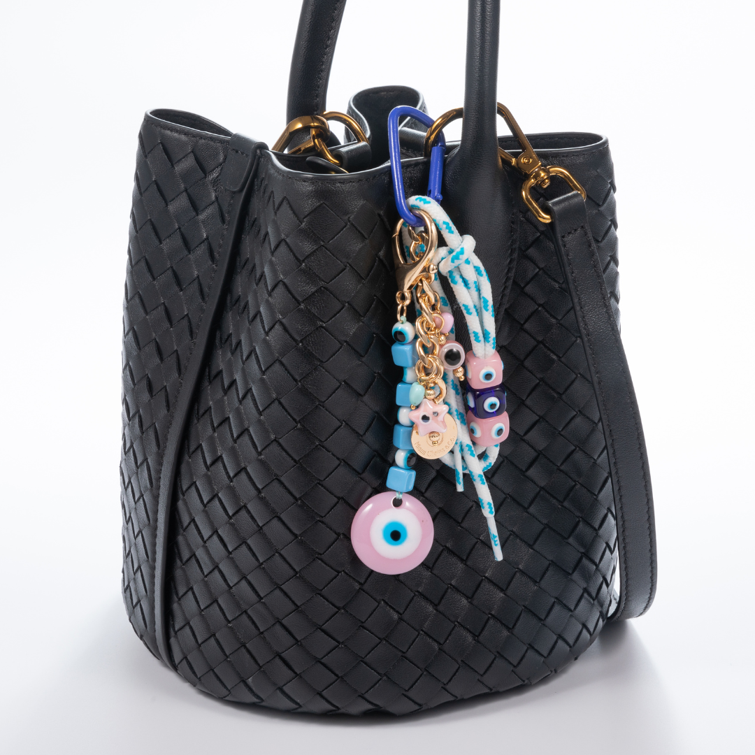 Blush and Breeze Bag Charm