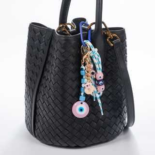 Blush and Breeze Bag Charm