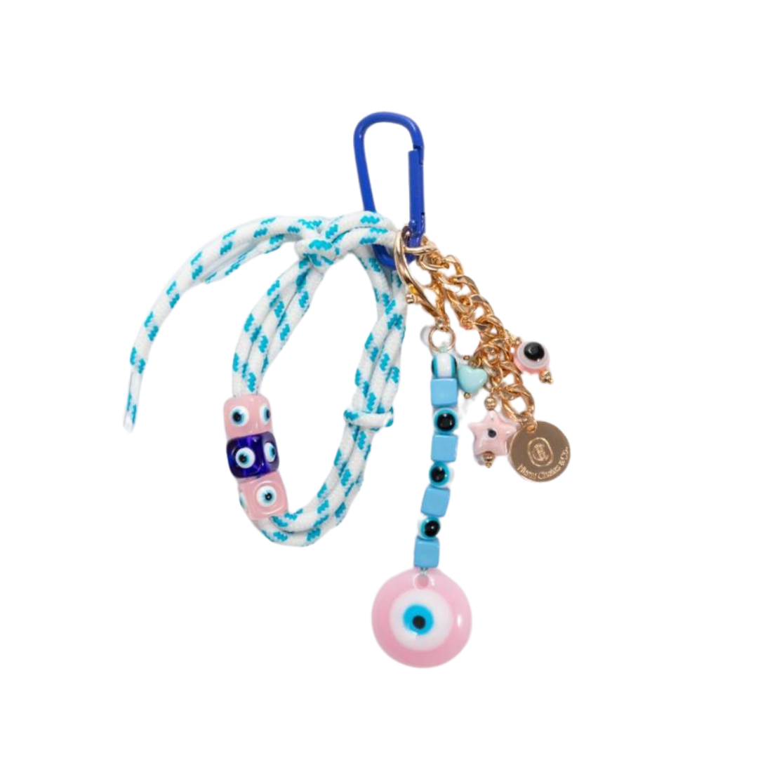 Blush and Breeze Bag Charm