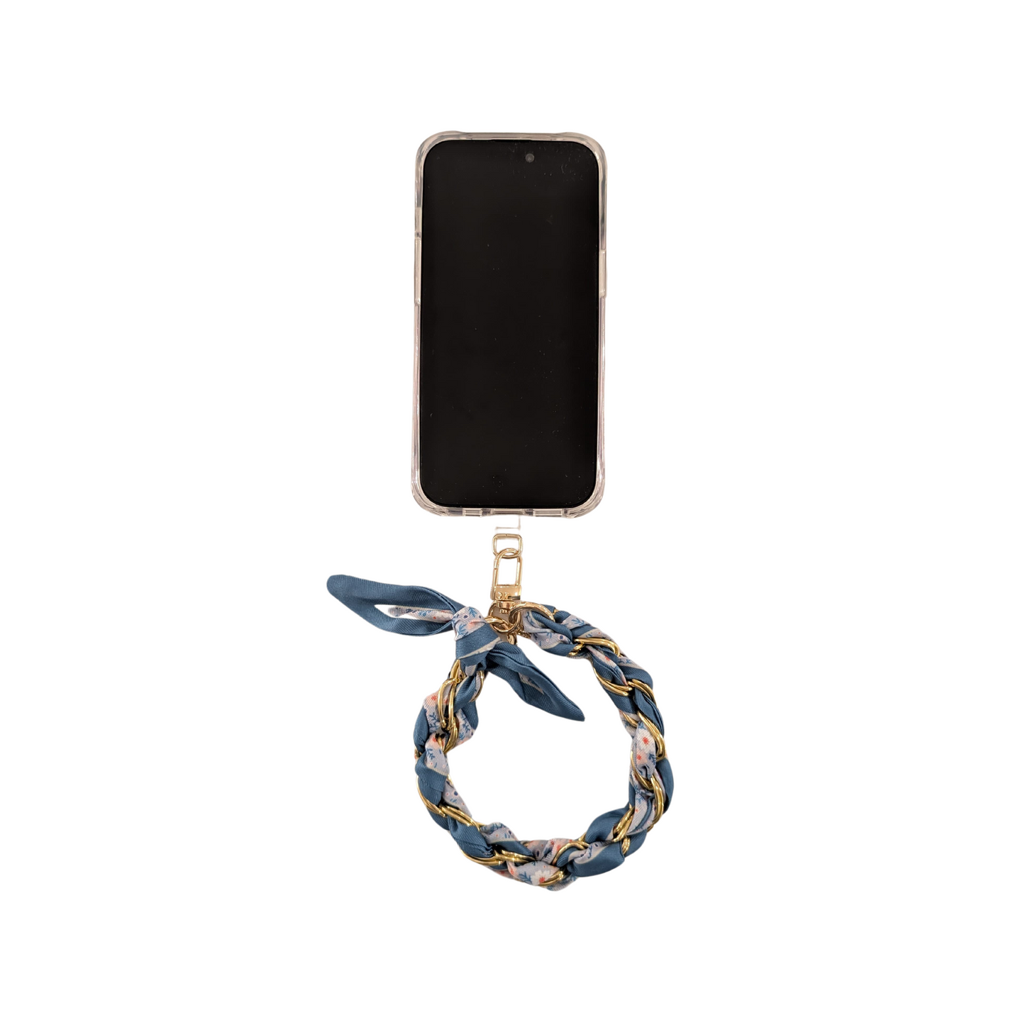 Blossom Blues Phone Wristlet