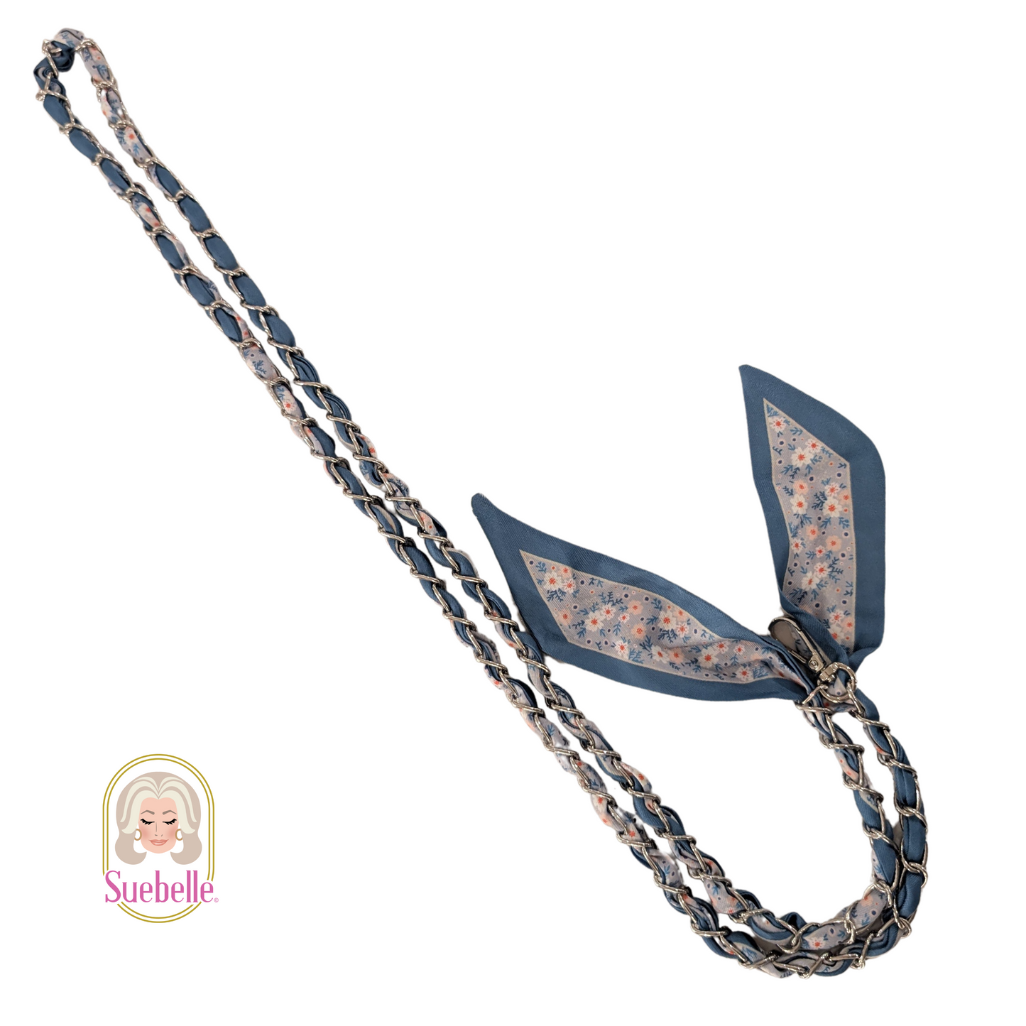 Blossom Blues Crossbody Phone Chain