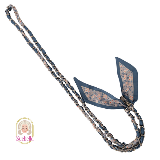 Blossom Blues Crossbody Phone Chain