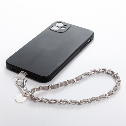 Silver on Silver Phone Wristlet