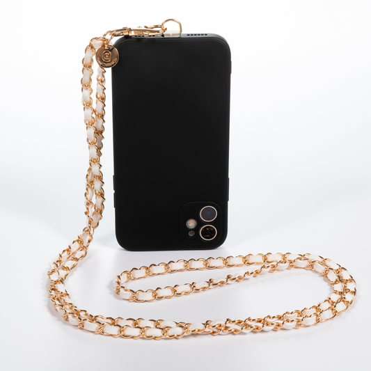 Summer White Gold Crossbody Phone Chain