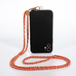 Golden Coral Crossbody Phone Chain