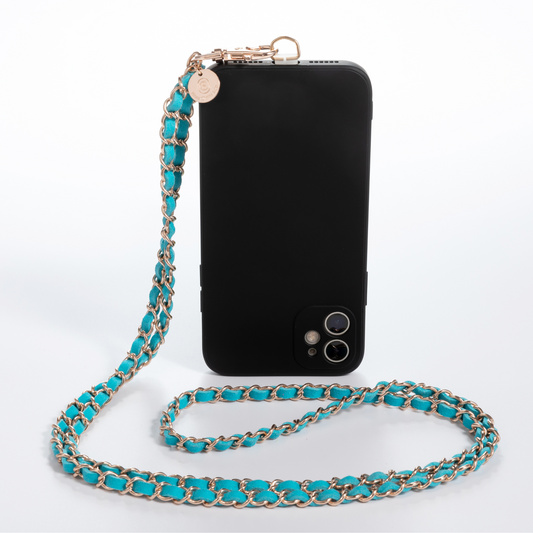 Sky Blue Crossbody Phone Chain