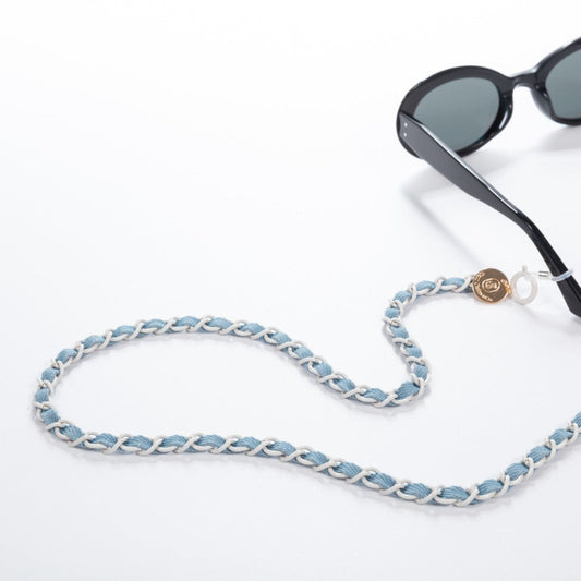 Denim Dream x White Sunglass Chain