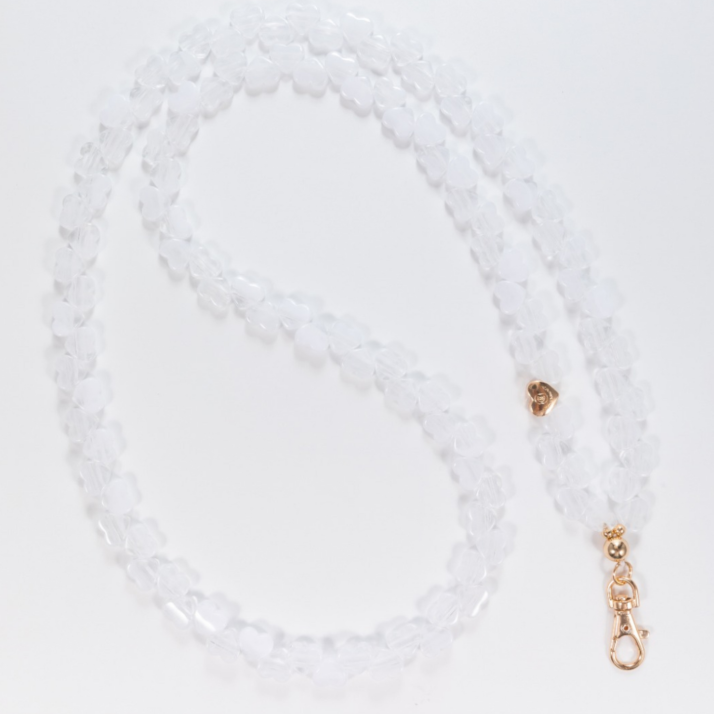 Snowflake Hearts Crossbody Phone Chain