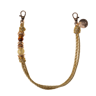 Saddle Gold Bag Charm