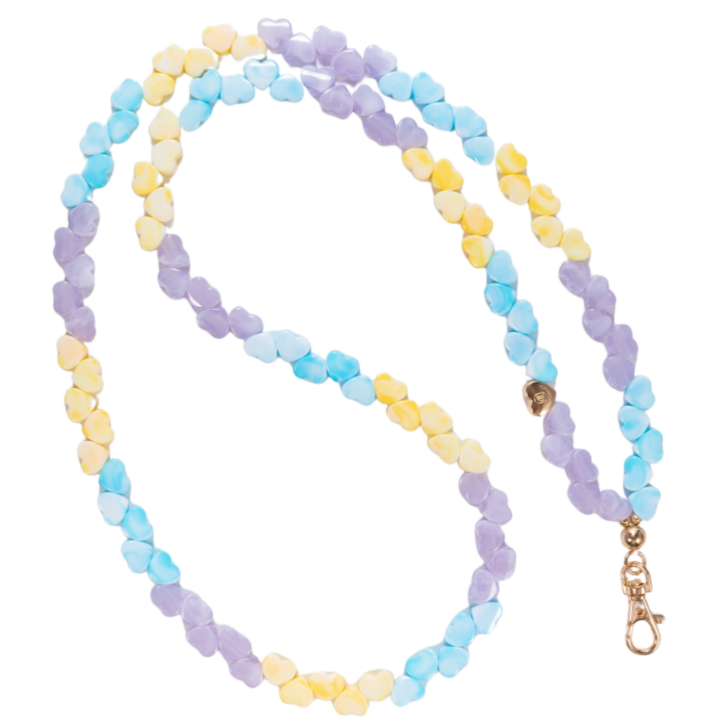 Sweet Sorbet Hearts Crossbody Phone Chain