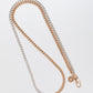 Two Tone Gold N' Silver Crossbody Phone Chain