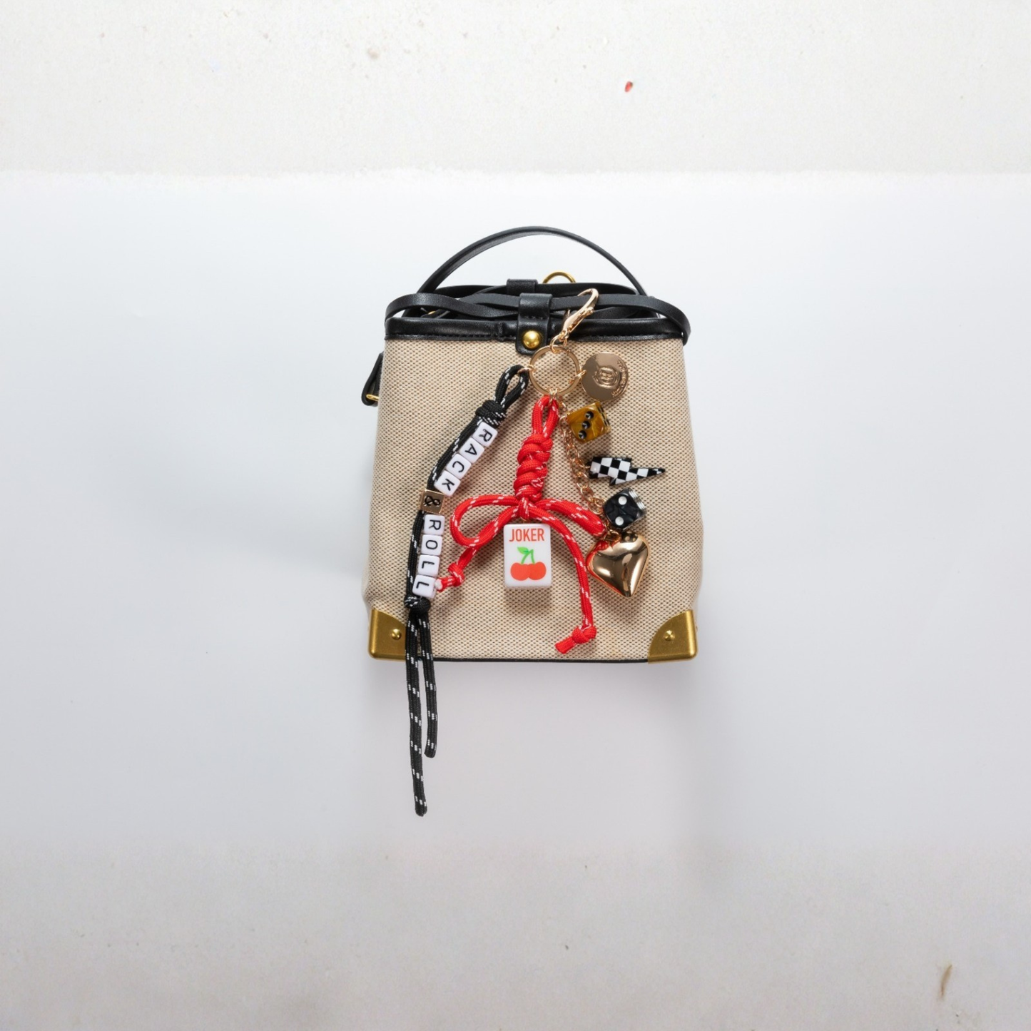 Born to Rack & Roll Bag Charm/Key Chain