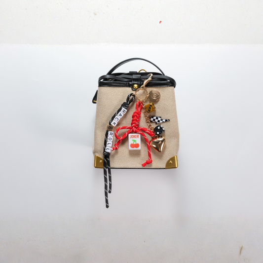 Born to Rack & Roll Bag Charm/Key Chain
