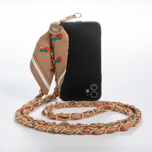 Buttercream Berry Crossbody Phone Chain
