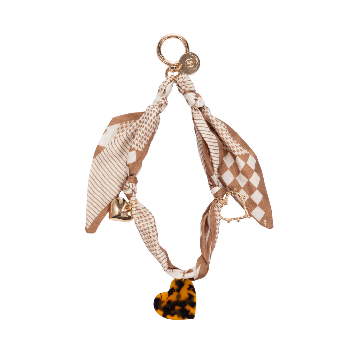 Crème Knot Bag Charm