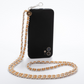 Caramel Swirl Crossbody Phone Chain