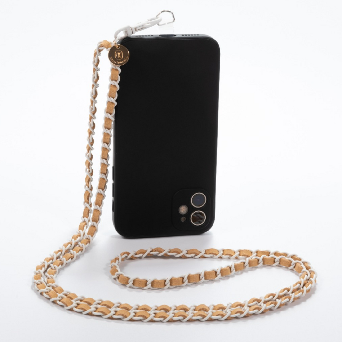 Caramel Swirl Crossbody Phone Chain