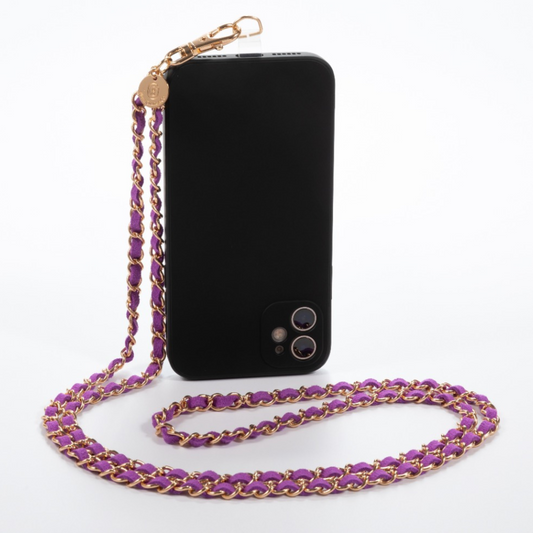 Deep Purple Crossbody Phone Chain