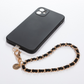 Golden Black Phone Wristlet